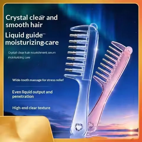 7 Teeths Scalp Massage & Relaxing Comb with Rolling Balls – Gentle Head Massager Comb for Scalp Massage, Hair Care & Relaxation | Hair Oil Comb | Oil Applicator (Random Color)